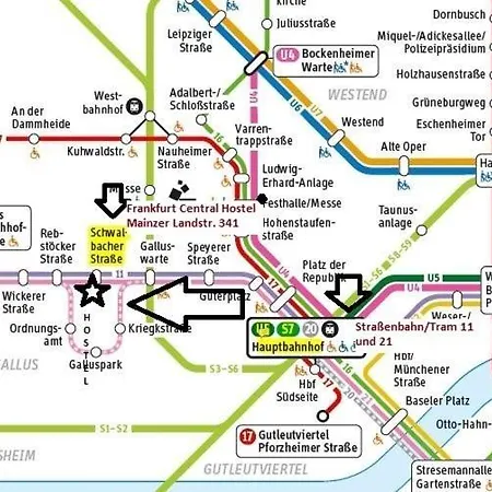 旅馆 Frankfurt 美因河畔法兰克福